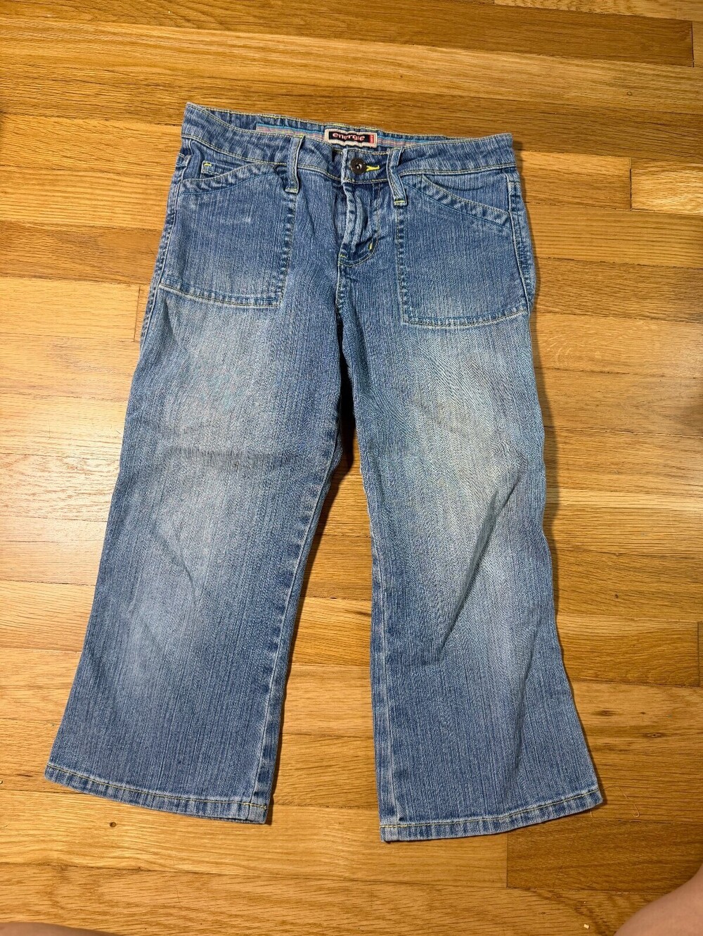 Kids' Girls' Energie Brand Y2K Wide Leg Capris Size 10